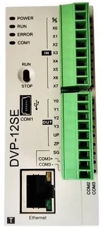 DVP12SE11T PLC con funciones para comunicación Ethernet